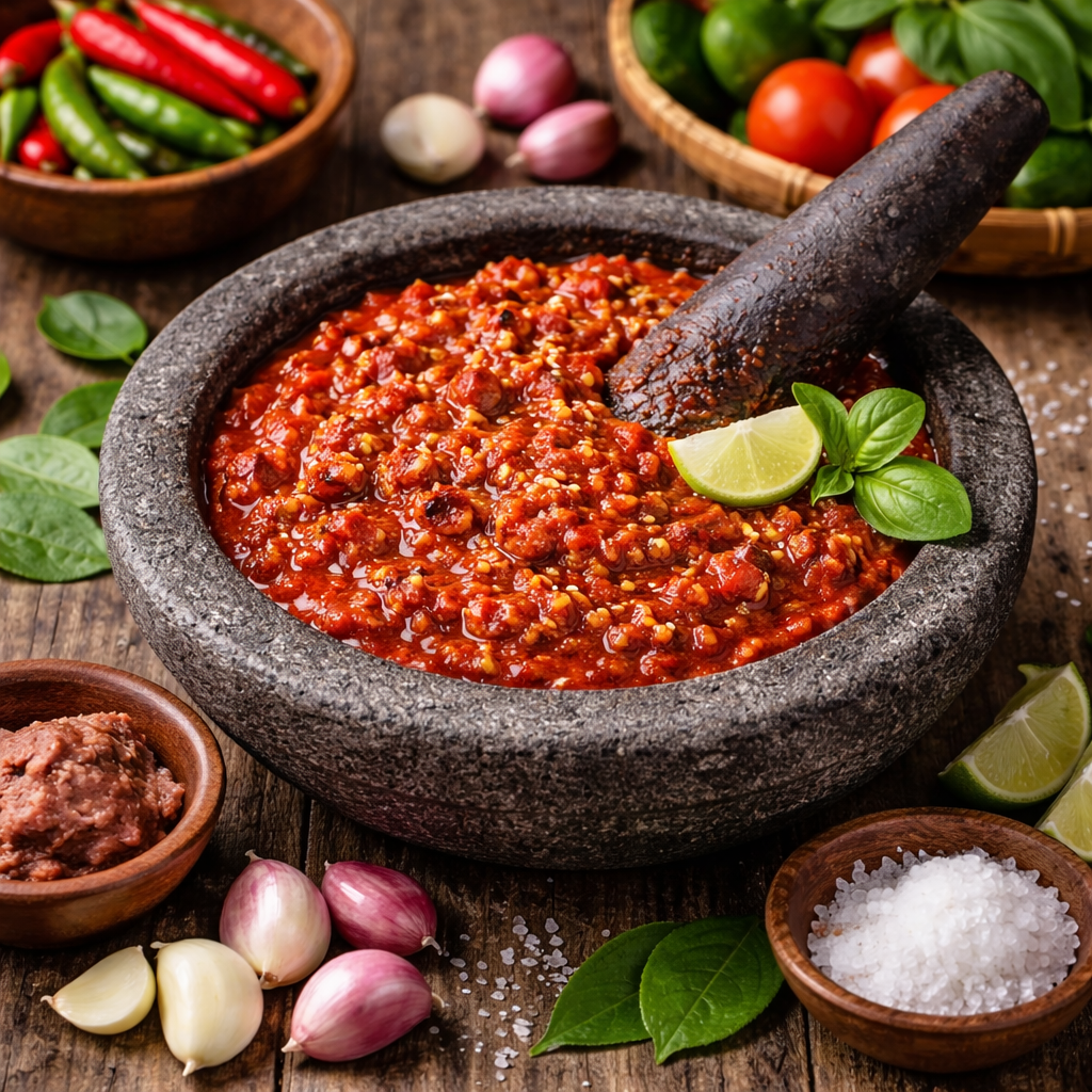 Sambal terasi dadak Mang Engking